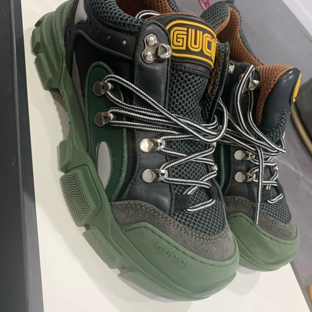 Gucci Flashtrek Sega Green Boots - Picture 4 of 6